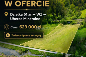 Działka Sprzedaż Uherce Mineralne